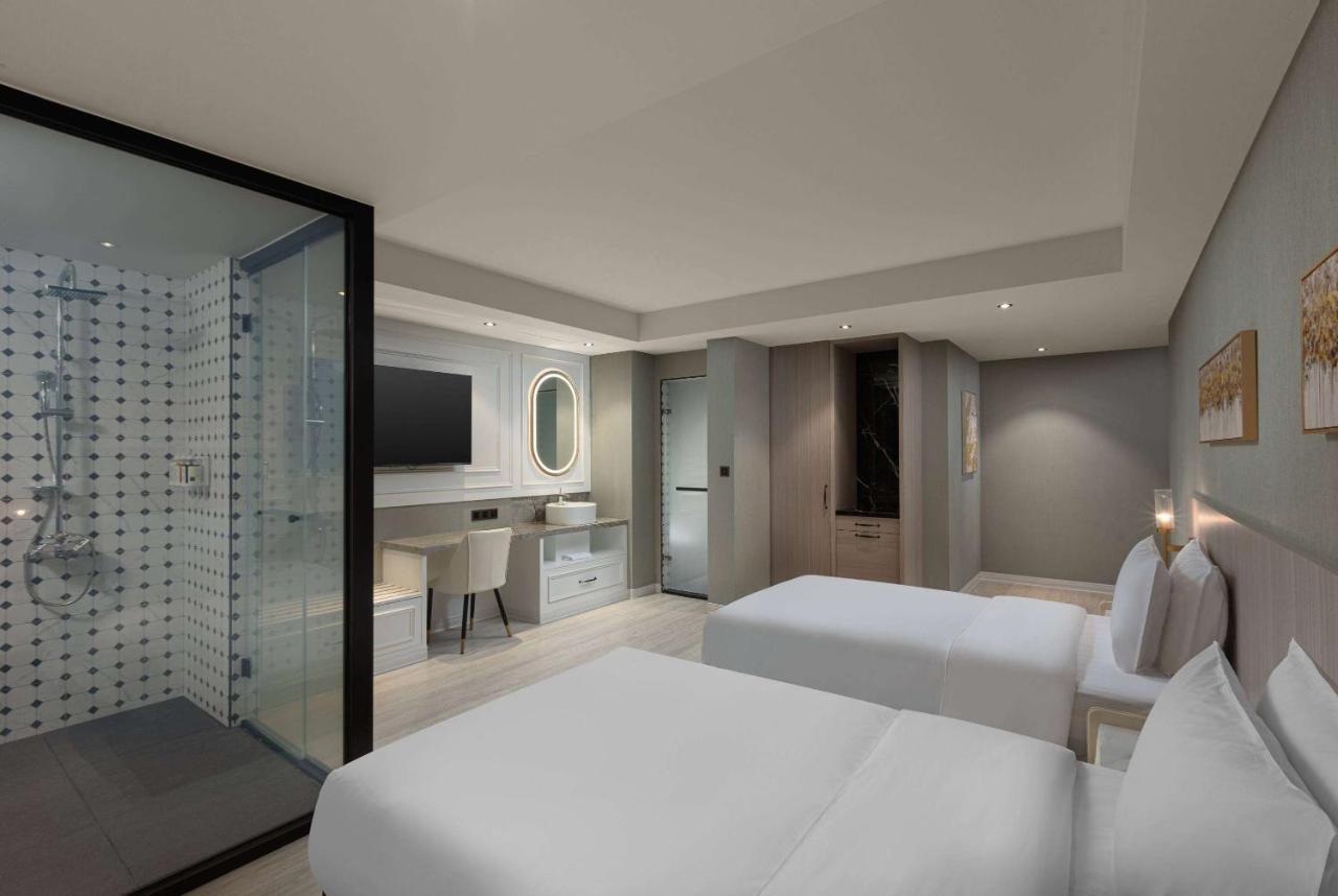 Tryp By Wyndham New Taipei Linkou 新北林口爵怡溫德姆酒店機場捷運mrta9林口站 Exteriör bild